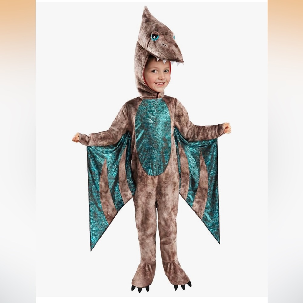 Spirit Halloween Pterodactyl Dino Costume - 3T-4T